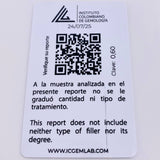 Herraje Rectangulo Cuatro Garras 60pts Esmeralda 0.5gr / 1/2 in / Oro Amarillo 18K