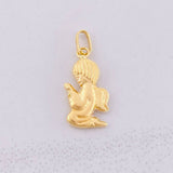 Dije Angel de la Guarda 0.5g / 3/4 in Oro Amarillo 18K