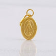 Dije Virgen Milagrosa 0.15g / 1/2 in Oro Amarillo 18K