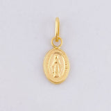 Dije Virgen Milagrosa 0.15g / 1/2 in Oro Amarillo 18K