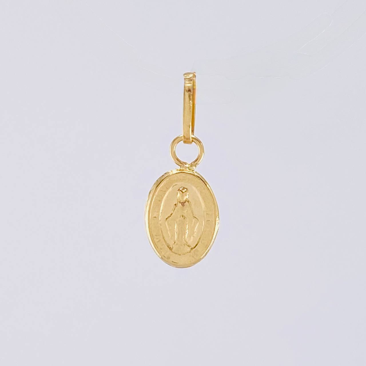 Dije Virgen Milagrosa 0.15g / 1/2 in Oro Amarillo 18K
