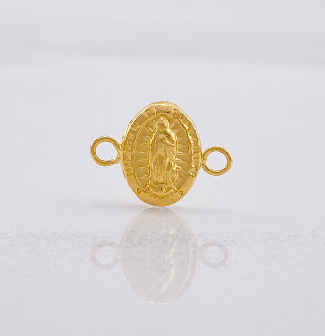 Herraje Virgen de Guadalupe 0.2g / 1/2 in Oro Amarillo 18K