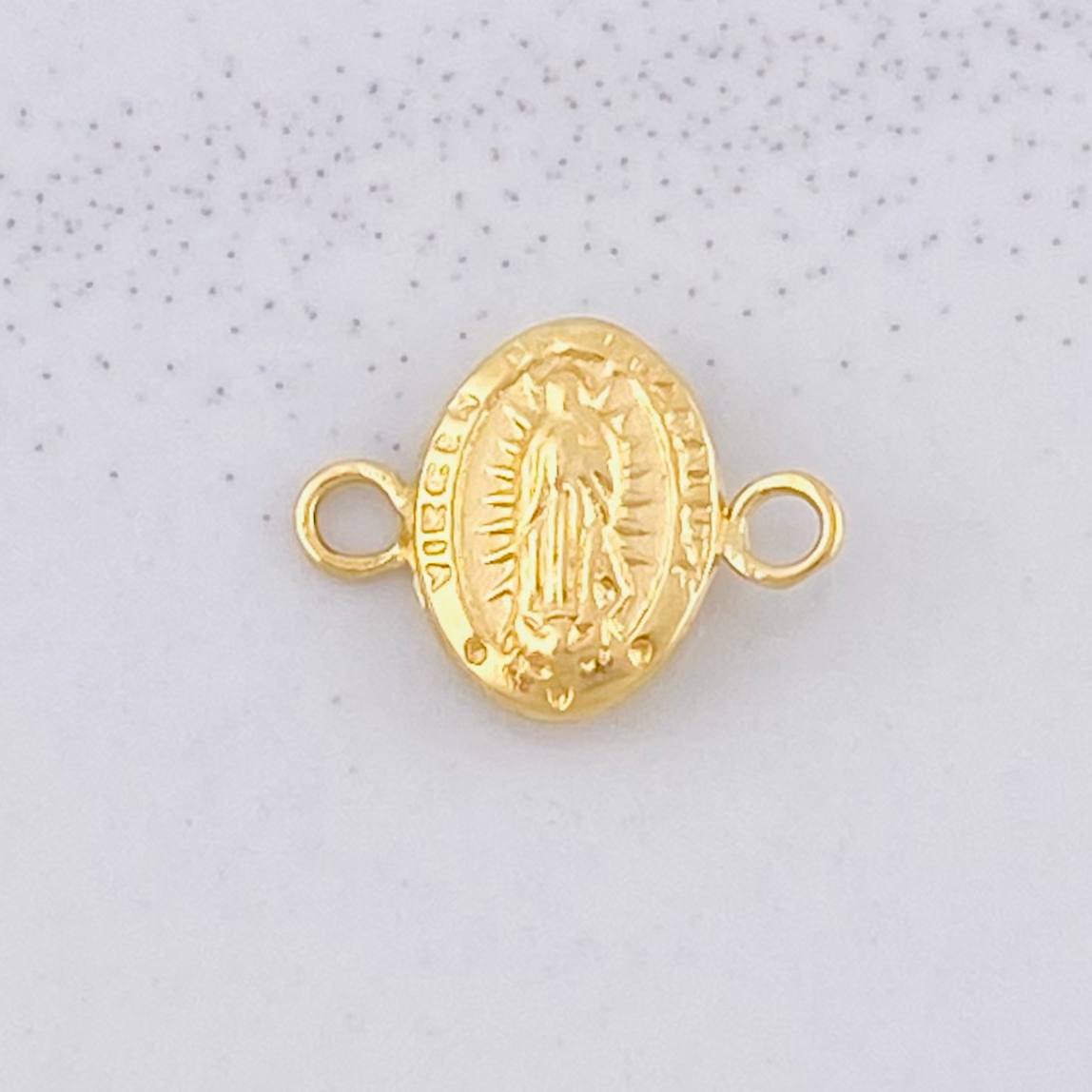 Herraje Virgen de Guadalupe 0.2g / 1/2 in Oro Amarillo 18K