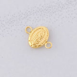 Herraje Virgen de Guadalupe 0.2g / 1/2 in Oro Amarillo 18K