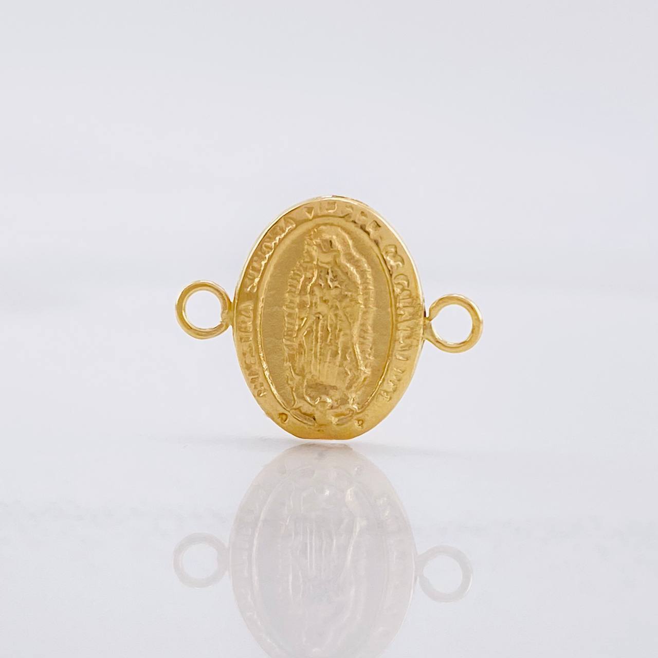 Herraje Virgen de Guadalupe 0.5g / 1/2 in Oro Amarillo 18K