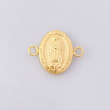 Herraje Virgen de Guadalupe 0.5g / 1/2 in Oro Amarillo 18K