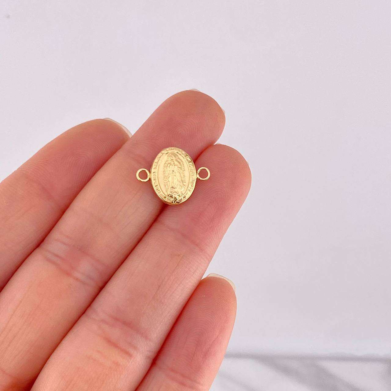 Charm Virgen de Guadalupe 0.45g / 1/2 in Yellow Gold 18K