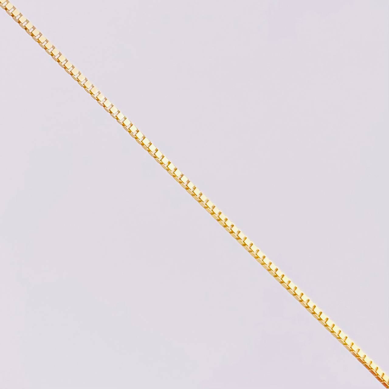 Venetian Chain Set + Moissanite Heart Pendant 1 ct / 2.3g / 18 in Yellow Gold 18K