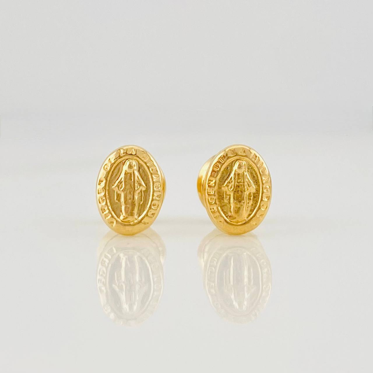 Topos Virgen Milagrosa 0.65g / in / 7mm Oro Amarillo 18K