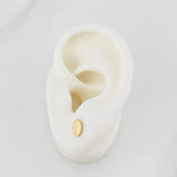 Miraculous Virgin Stud Earrings 0.65g / in / 5.42mm Yellow Gold 18K