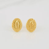 Topos Virgen Milagrosa 1g / in / 10mm Oro Amarillo 18K