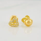 Topos Corazon 1g / in / 6.35mm Oro Amarillo 18K