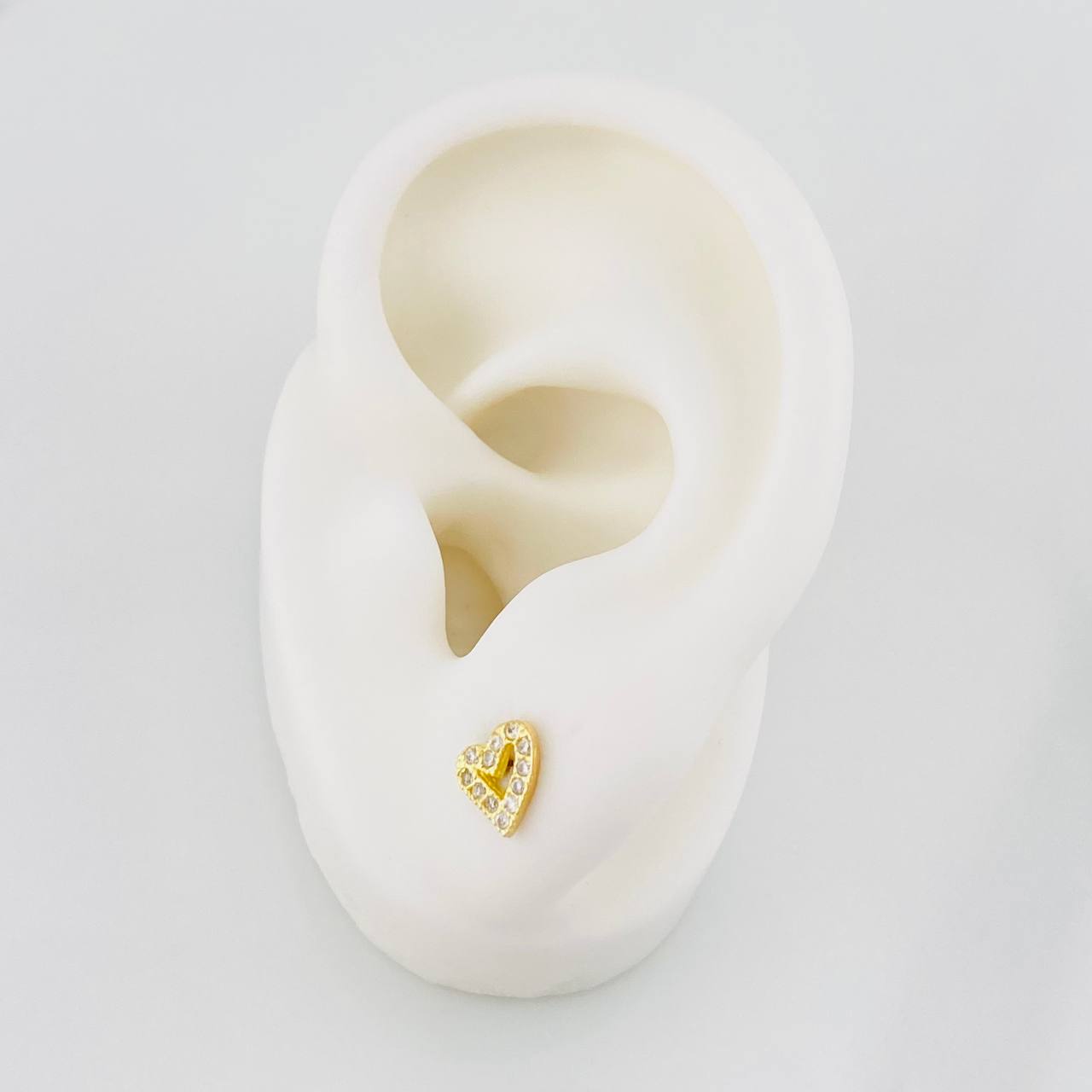 Topos Corazón 1g / in / 6.2mm Oro Amarillo 18K