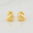 Heart Stud Earrings 0.7g / in / 7.16mm 18K Yellow Gold