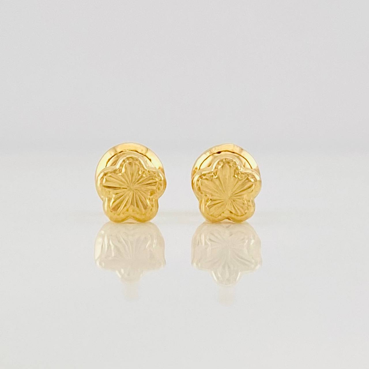 Topos Flor 0.65g / in / 5.45mm Oro Amarillo 18K