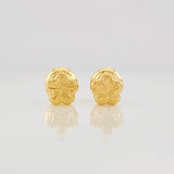 Topos Flor 0.65g / in / 5.45mm Oro Amarillo 18K
