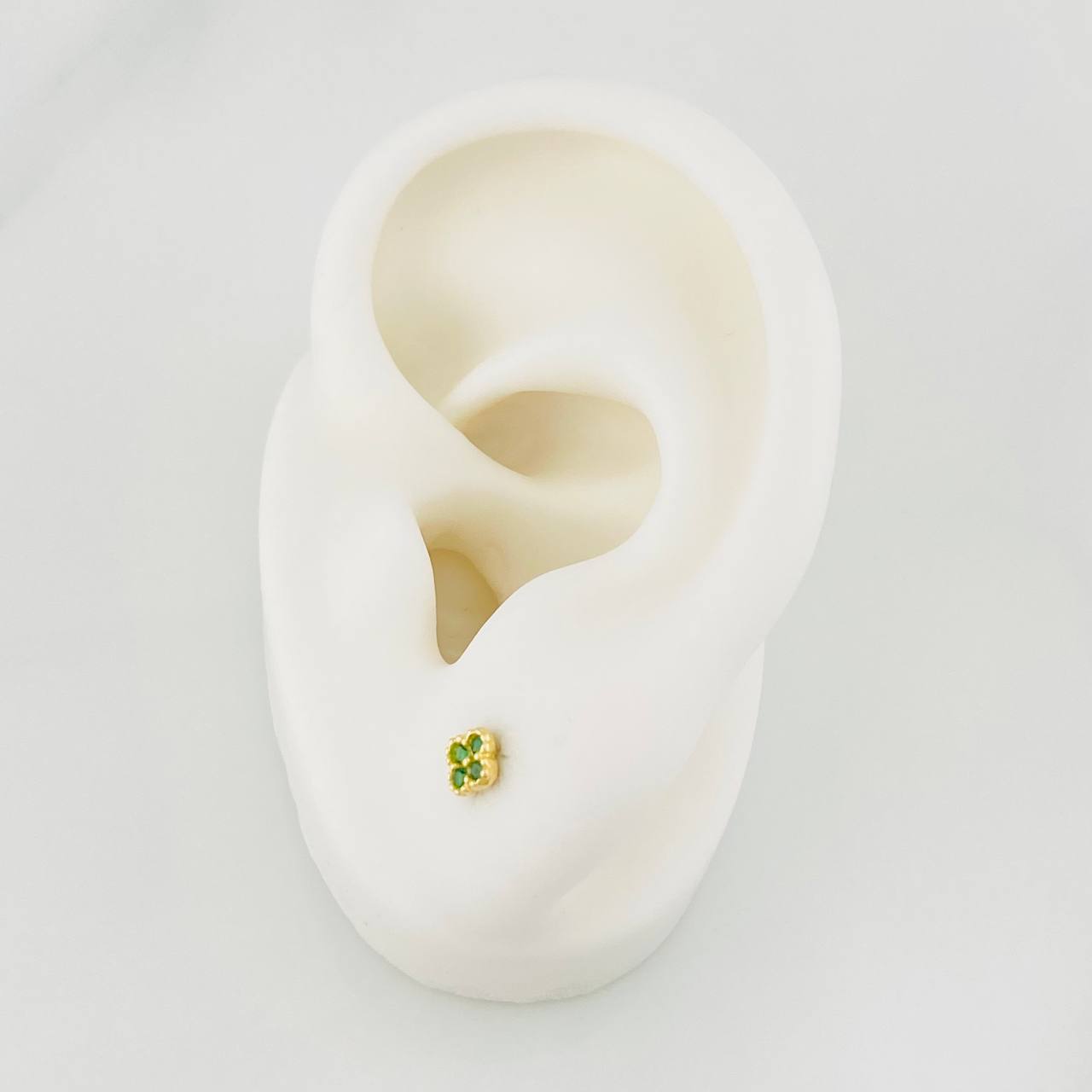 Topos Flor 0.65g / in / 3.5mm Oro Amarillo 18K
