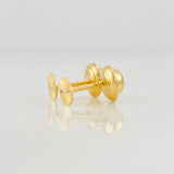 Topos Circulo Diamantado 0.55g / in / 4.34mm Oro Amarillo 18K
