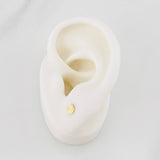 Topos Circulo Diamantado 0.55g / in / 4.34mm Oro Amarillo 18K