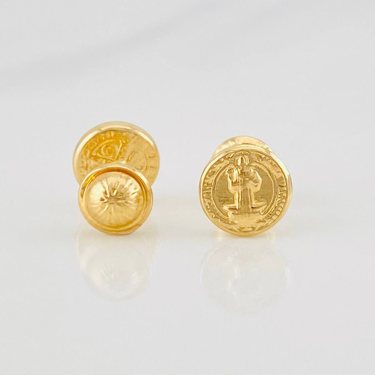 Topos San Benito 0.8g / in / 7.2mm Oro Amarillo 18K