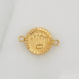 Herraje Corona 0.85gr / 3/4 in / Oro Amarillo 18K &