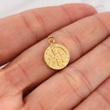 Dije San Benito 0.55gr / 3/4 in / Oro Amarillo 18K %