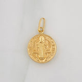 Dije San Benito 0.55gr / 3/4 in / Oro Amarillo 18K %