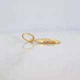 Pendant Miraculous Virgin 1.4gr / 3/4 in / 18K Yellow Gold &