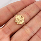 Herraje San Benito 0.7gr / 3/4 in / Oro Amarillo 18K &