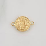 Herraje San Benito 0.7gr / 3/4 in / Oro Amarillo 18K &
