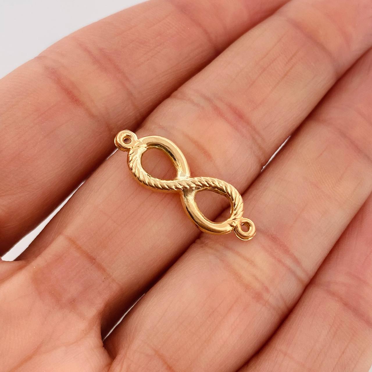 Herraje Infinito 1.2gr / 1 in / Oro Amarillo 18K &