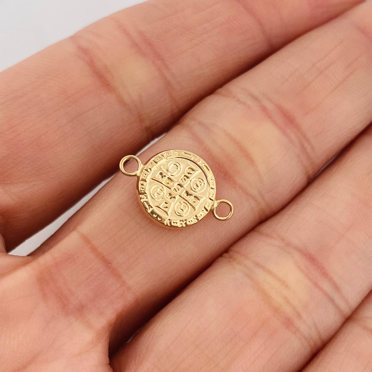 Herraje San Benito 0.45gr / 3/4 in / Oro Amarillo 18K &