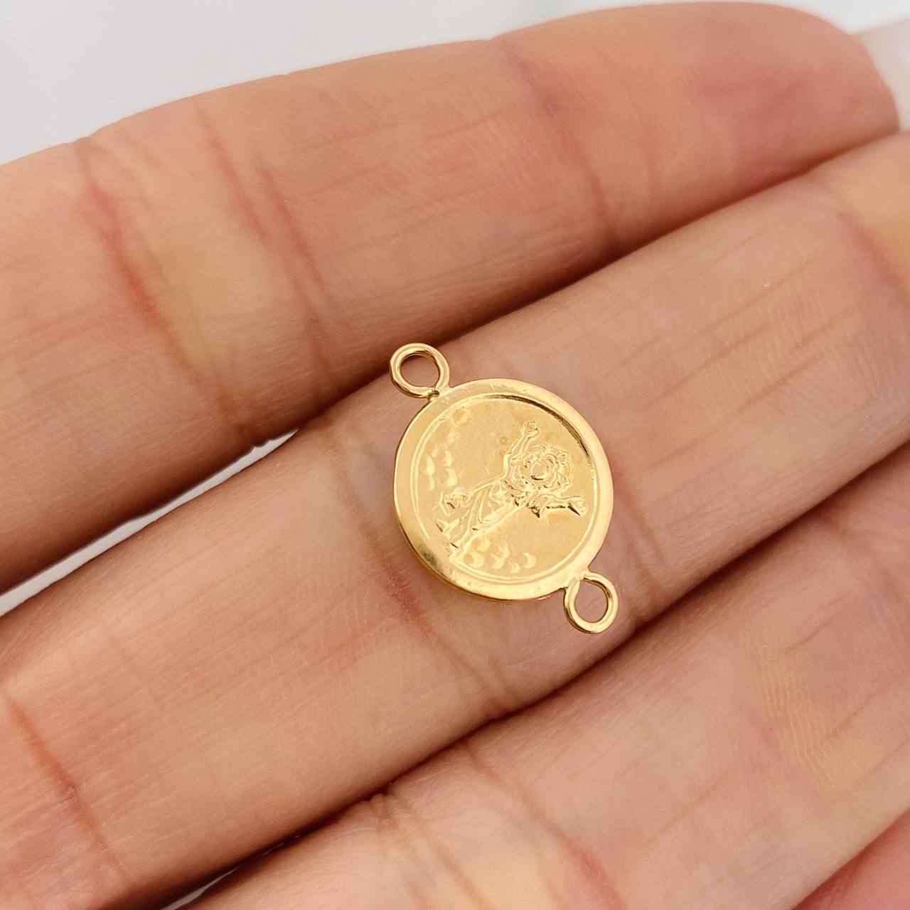 Herraje Divino Niño 0.55gr / 3/4 in / Oro Amarillo 18K &