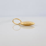 Dije Corazon Semi Plano 0.5gr / 3/4 in / Oro Amarillo 18K &