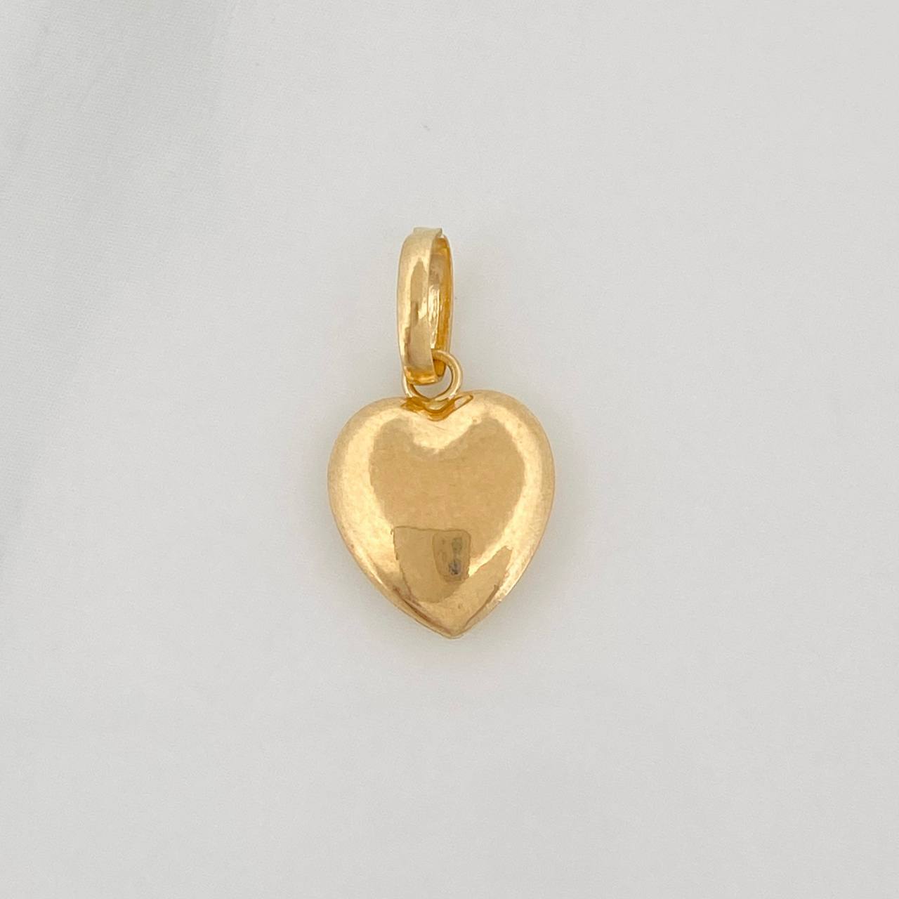 Dije Corazon  0.5gr / 1/2 in / Oro Amarillo 18K %