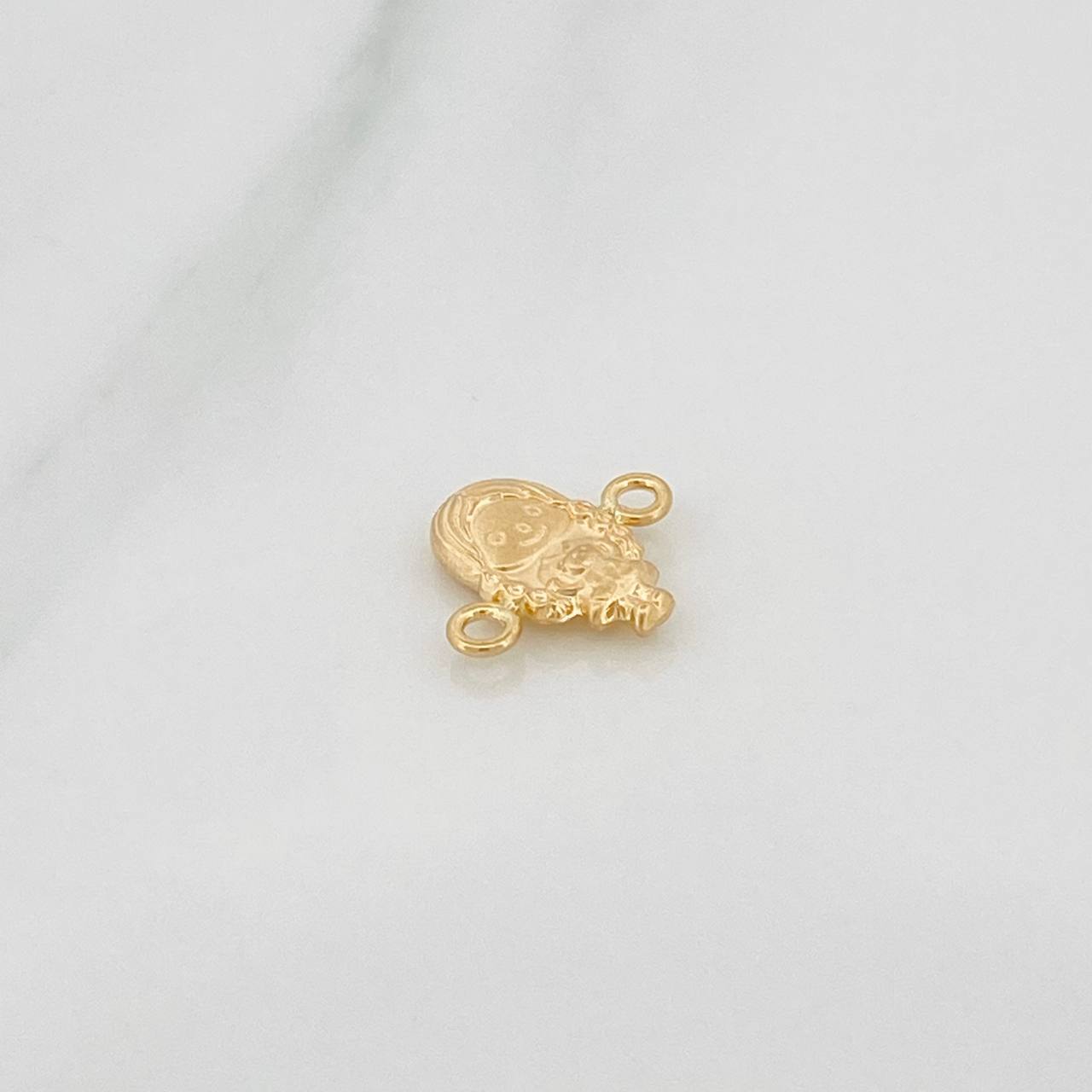 Herraje Niña 0.5gr / 1/2 in / Oro Amarillo 18K &