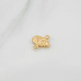 Herraje Niña 0.5gr / 1/2 in / Oro Amarillo 18K &