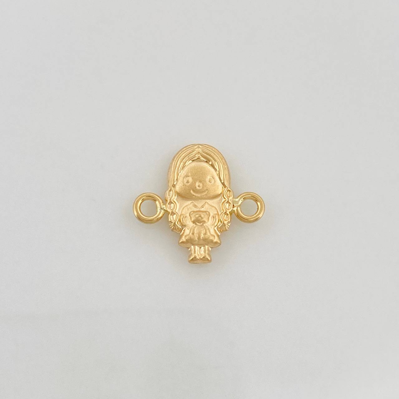 Herraje Niña 0.5gr / 1/2 in / Oro Amarillo 18K &