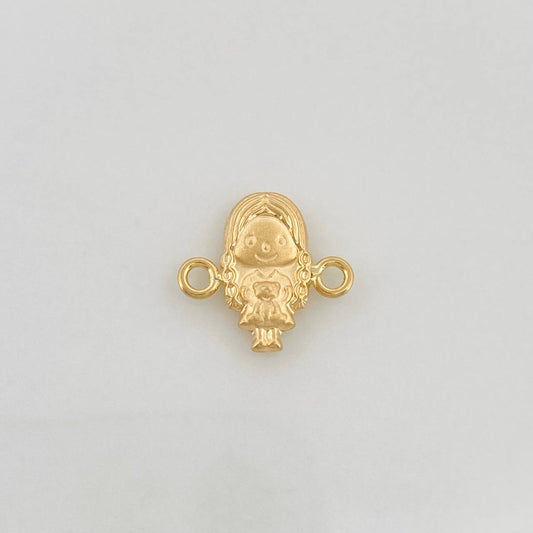 Herraje Niña 0.5gr / 1/2 in / Oro Amarillo 18K &