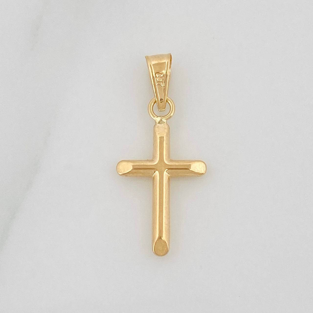 Dije Cruz  0.45gr / 1 in / Oro Amarillo 18K %