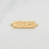 Herraje One Dólar 1.4gr / 1 in / Oro Amarillo 18K &