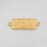 Herraje One Dólar 1.4gr / 1 in / Oro Amarillo 18K &