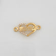 Herraje Corazon Mama 0.95gr / 3/4 in / Oro Amarillo 18K %