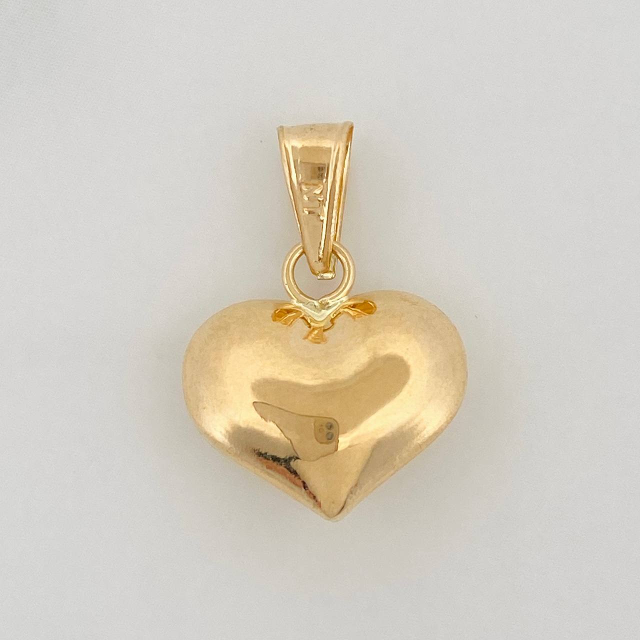 Dije Corazon  0.45gr / 1/2 in / Oro Amarillo 18K %