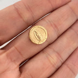 Herraje Virgen De Guadalupe 0.75gr / 1/2 in / Oro Amarillo 18K &