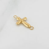 Herraje Cruz 0.35gr / 3/4 in / Oro Amarillo 18K !