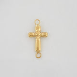 Herraje Cruz Estrella 0.3gr / 3/4 in / Oro Amarillo 18K %
