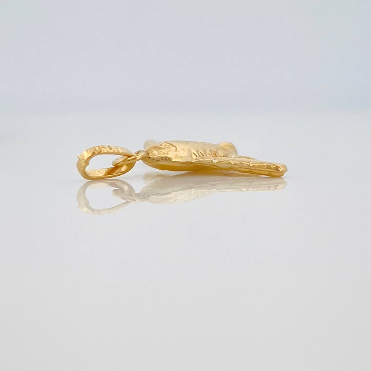 Dije Avion 0.5gr / 3/4 in / Oro Amarillo 18K &