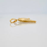 Dije Avion 0.5gr / 3/4 in / Oro Amarillo 18K &