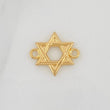 Herraje Estrella De David 0.6gr / 1/2 in / Oro Amarillo 18K &